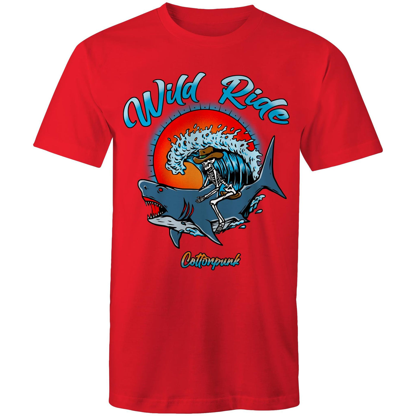 WILD RIDE - Mens T-Shirt - FRONT PRINT