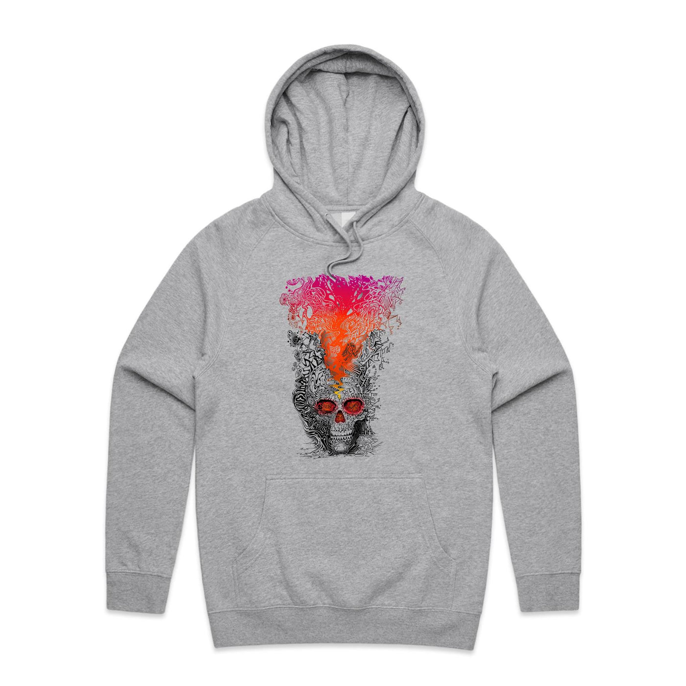 DIGITAL DETOX - Mens Pocket Hoodie - FRONT PRINT