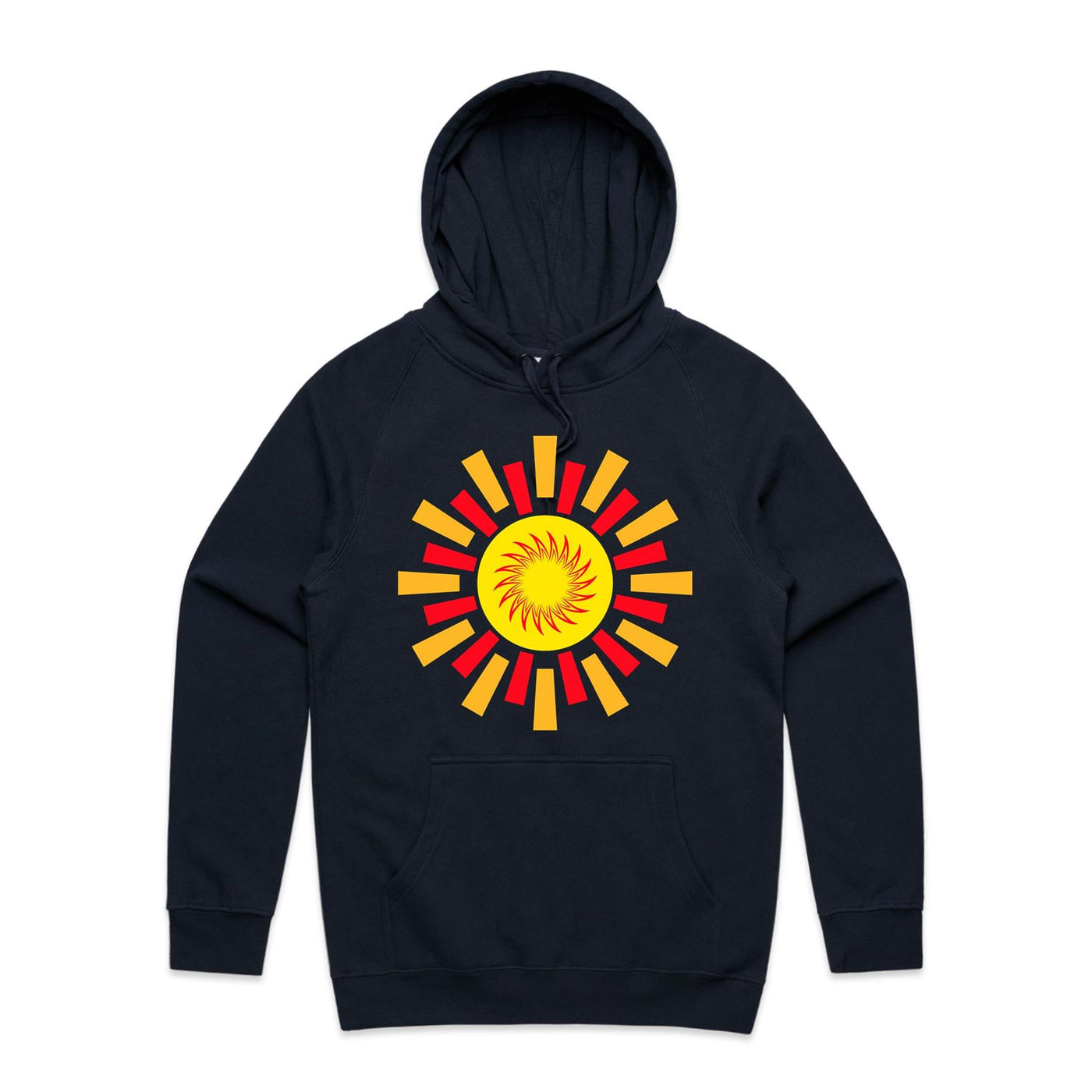 SUNDANCE II (R) - Mens Pocket Hoodie - FRONT PRINT