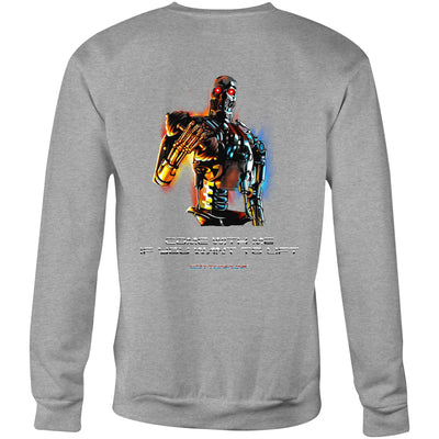 COME WITH ME - Mens Sweatshirt - BACK PRINT