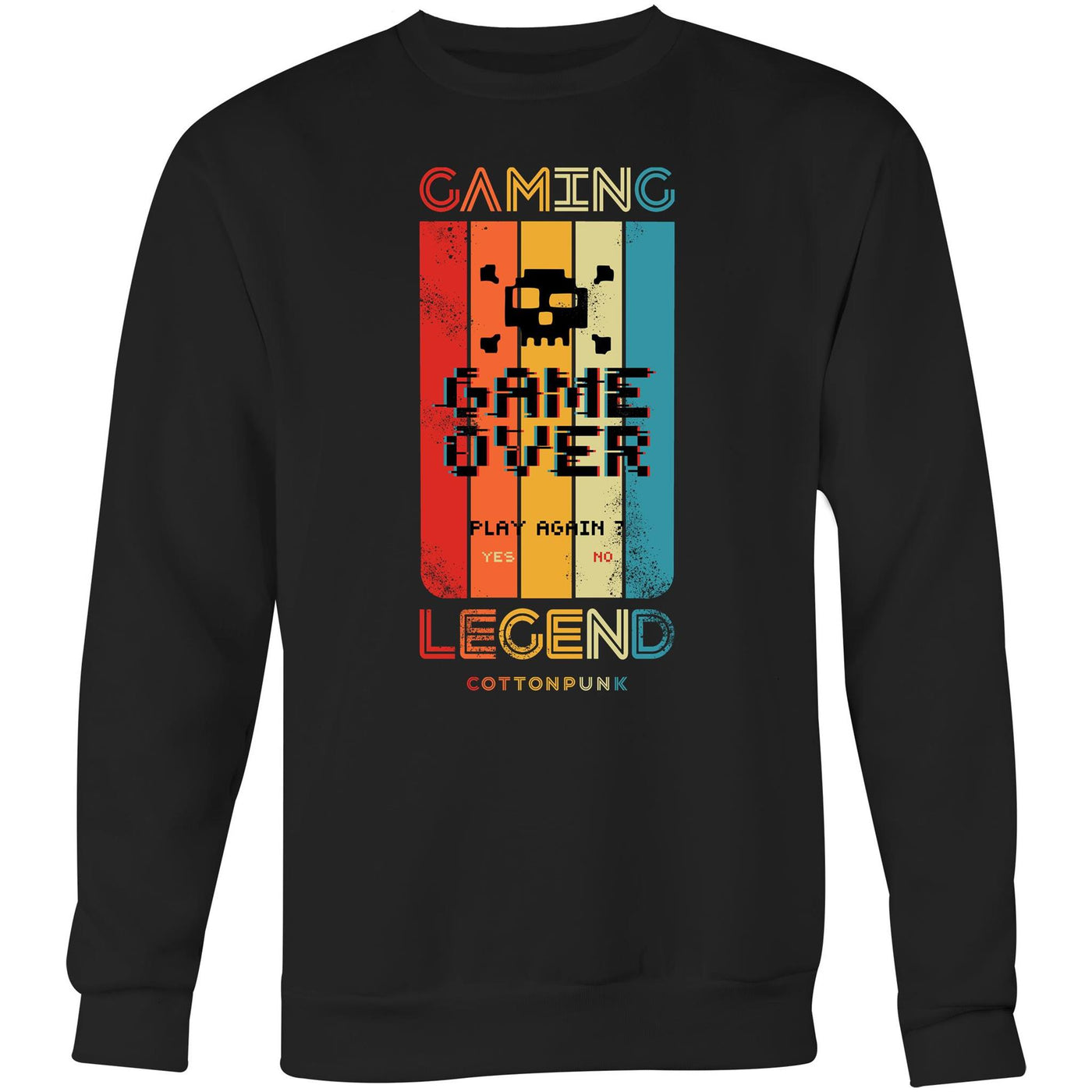 GAMING LEGEND - Mens Sweatshirt - FRONT PRINT