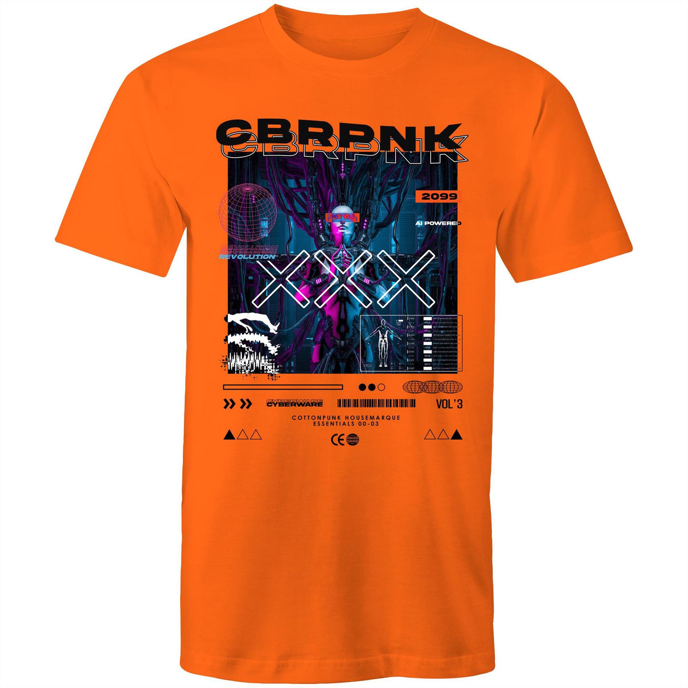 CBRPNK - Mens T-Shirt - FRONT PRINT