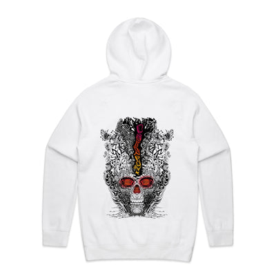 FRAGMENTED DETOX - Mens Pocket Hoodie - BACK PRINT