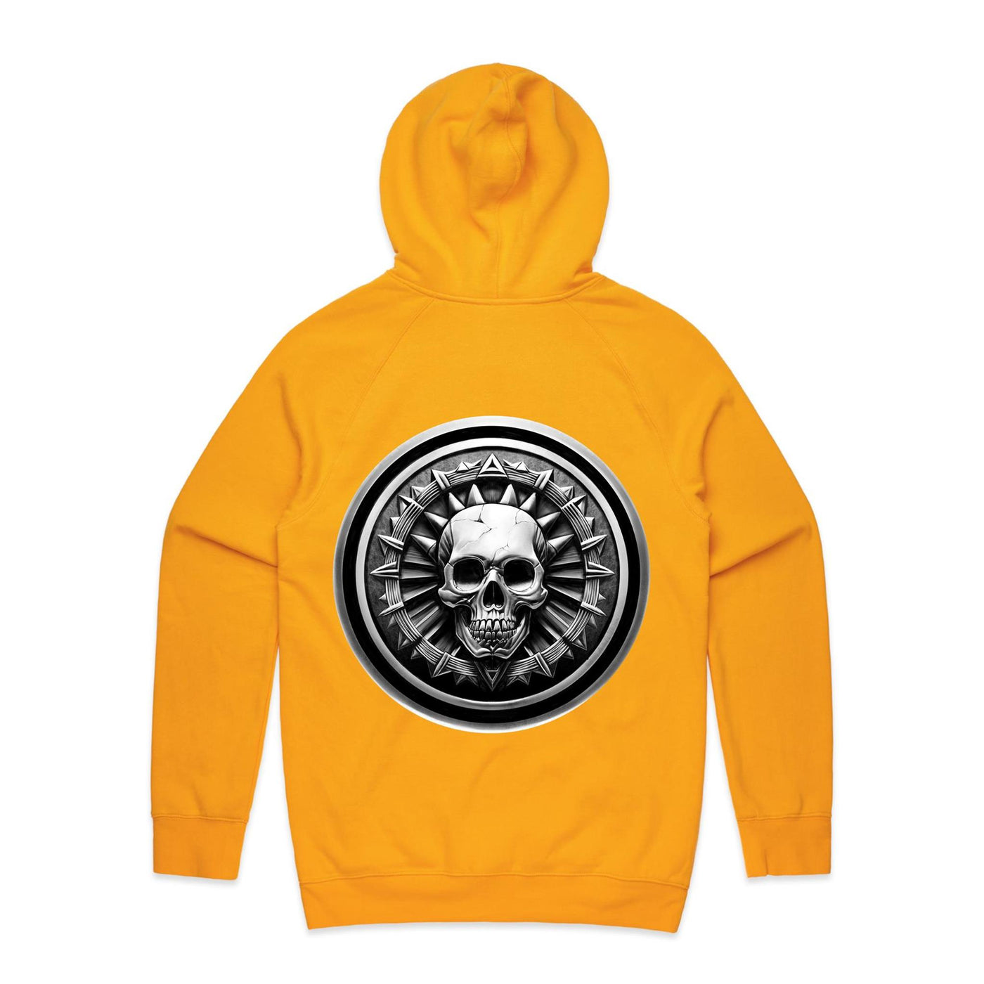 HEAVY METAL - Mens Pocket Hoodie - BACK PRINT