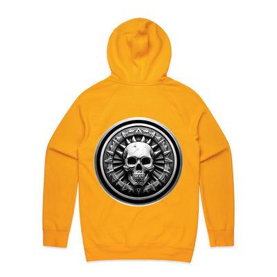 HEAVY METAL - Mens Pocket Hoodie - BACK PRINT