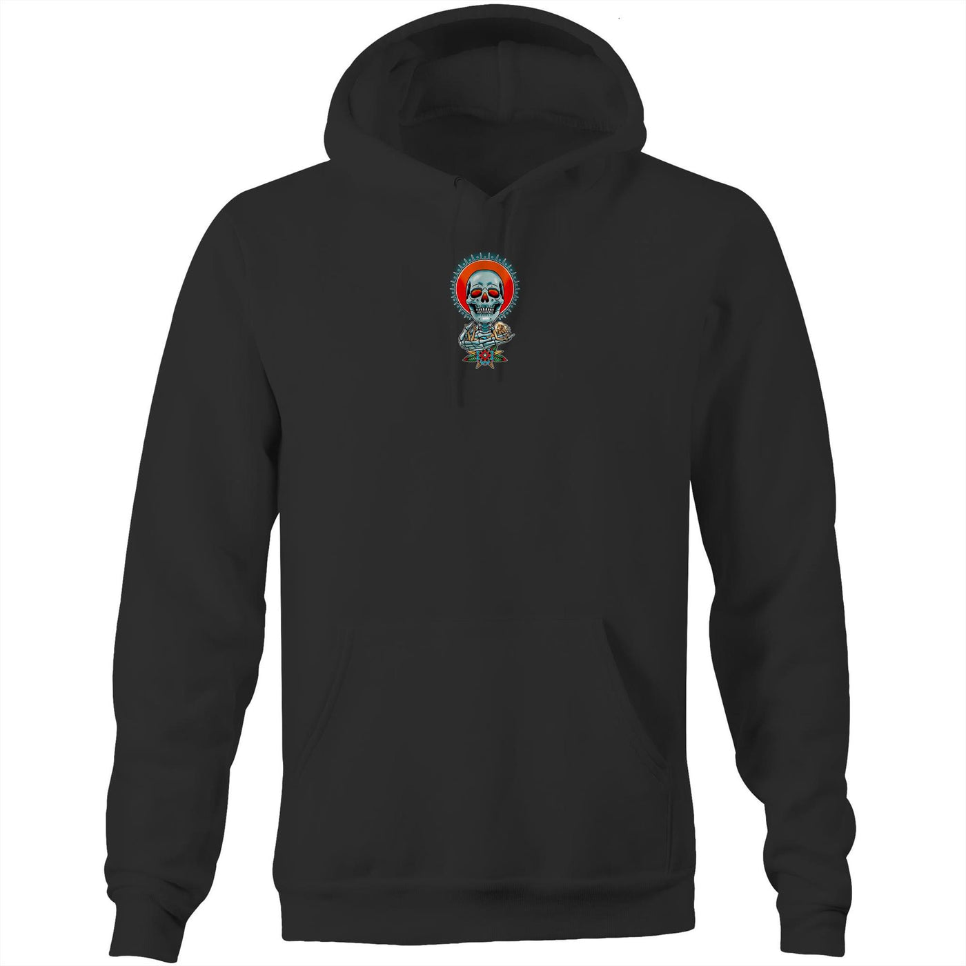 NEVER R.I.P - Mens Pocket Hoodie - BACK PRINT