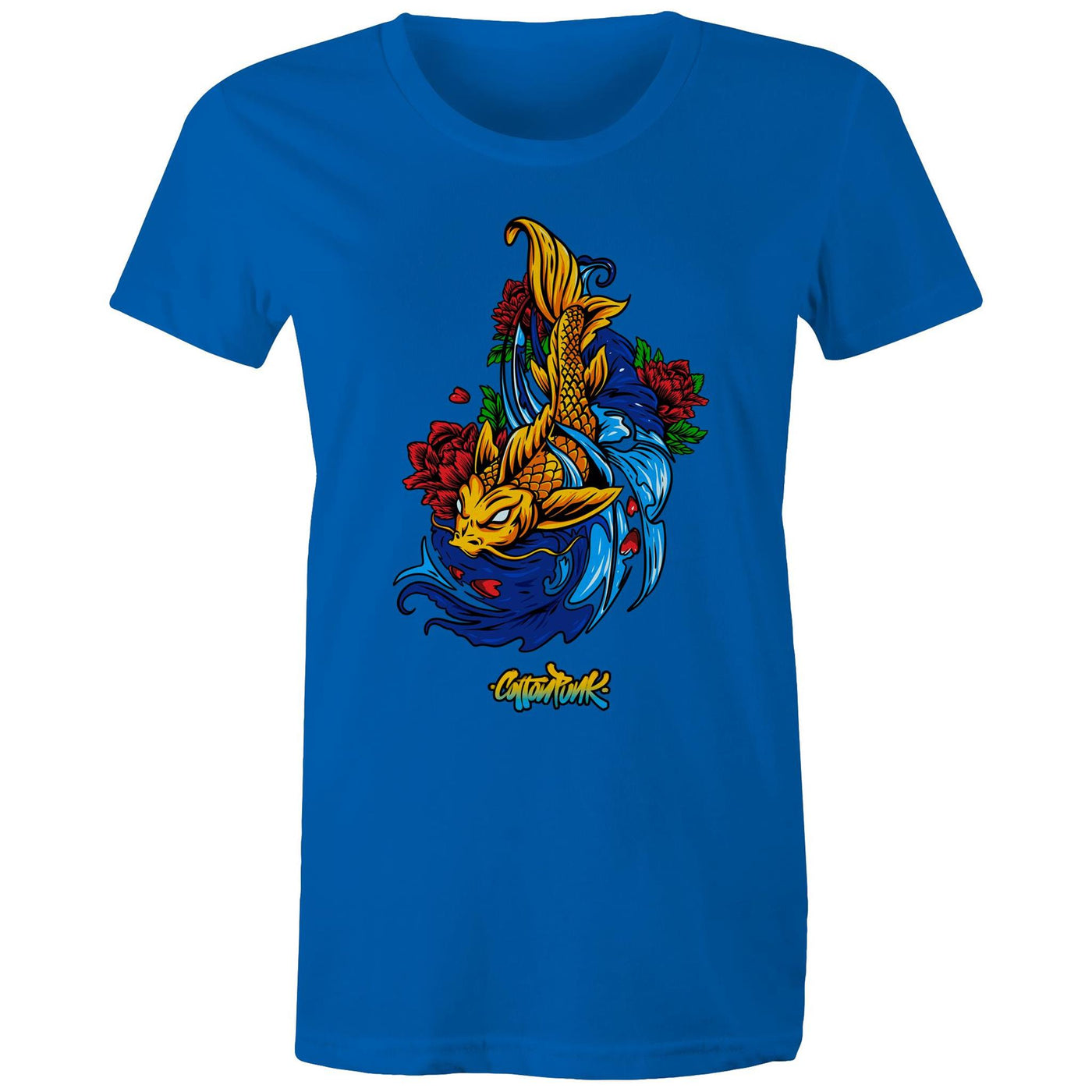 KOI (W) - Womens T-Shirt - FRONT PRINT