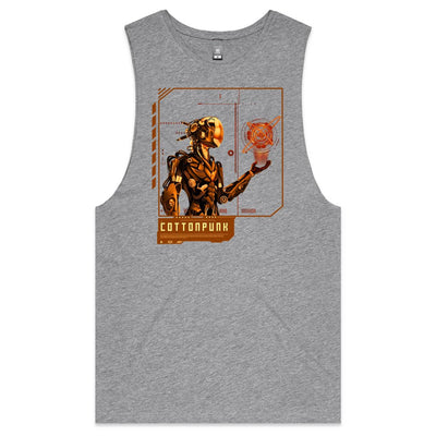 AI CONTROL II - Mens Sleeveless T-Shirt - FRONT PRINT