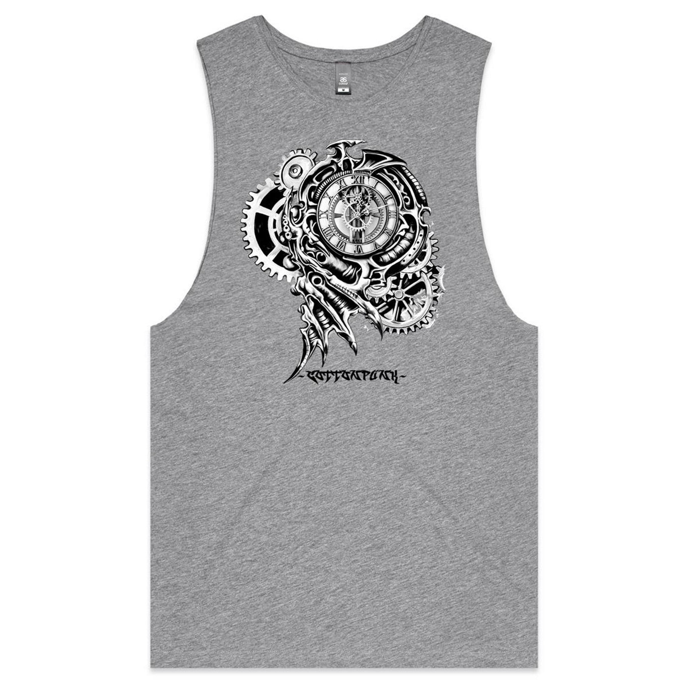 TIME KILLA - Mens Sleeveless T-Shirt - FRONT PRINT