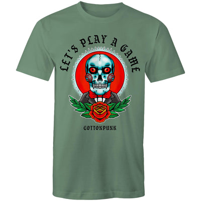 LET'S PLAY A GAME - Mens T-Shirt - FRONT PRINT