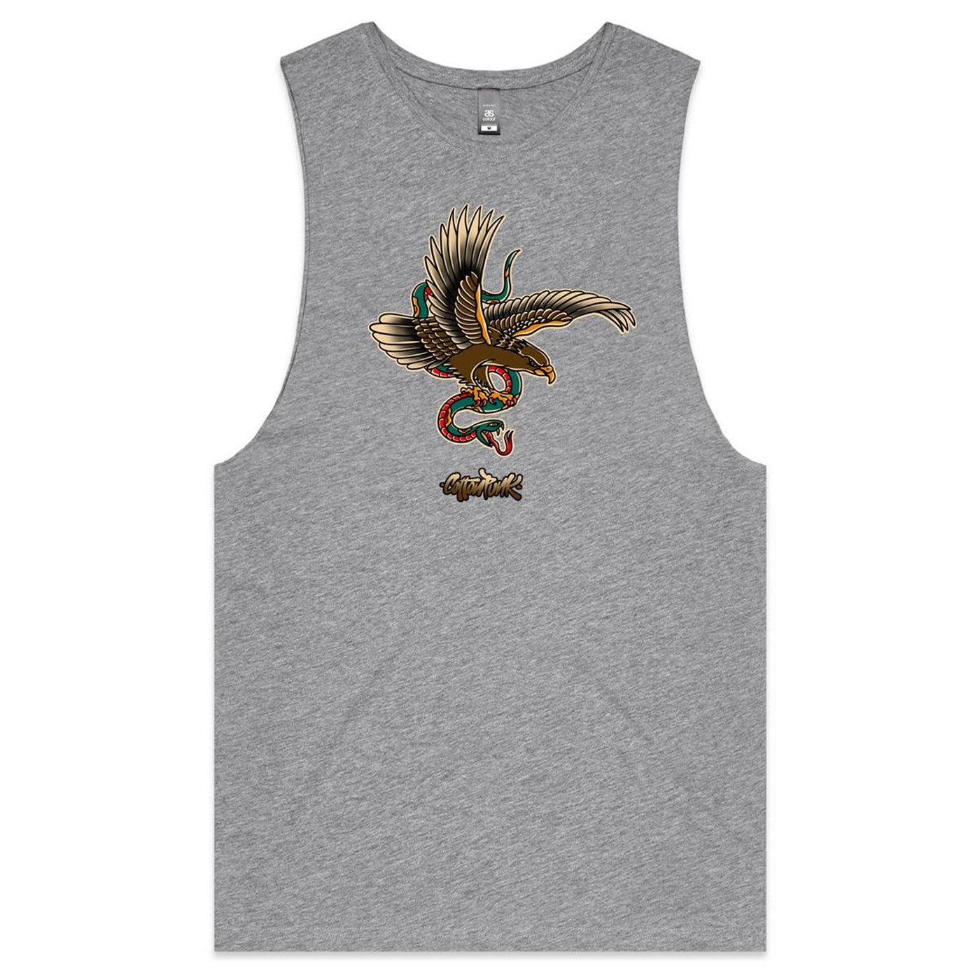 BUZZARD - Mens Sleeveless T-Shirt - FRONT PRINT