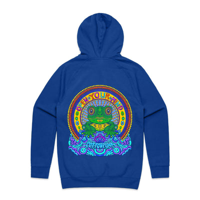 OPEN YOUR MIND - Mens Pocket Hoodie - BACK PRINT