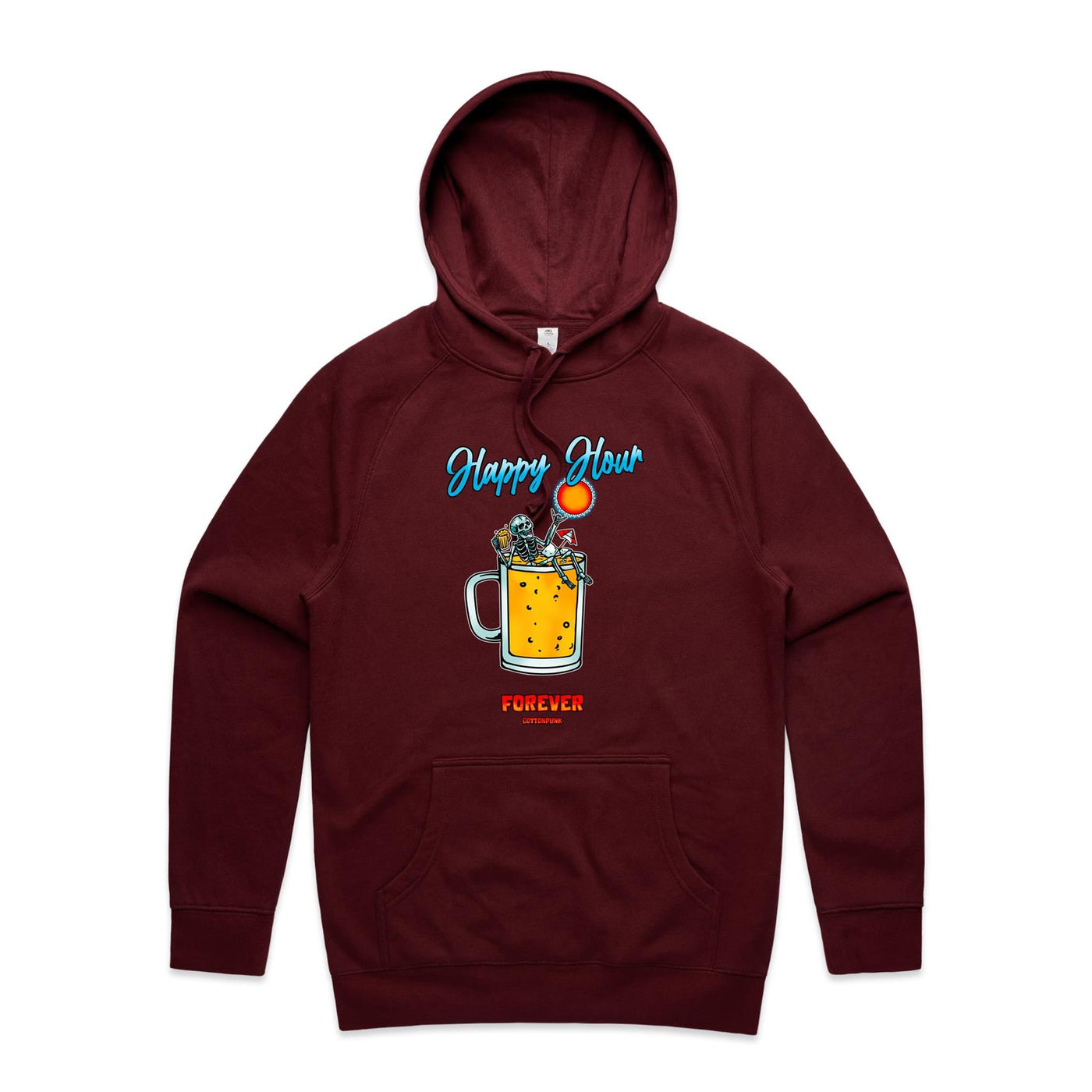 IS IT STILL HAPPY HOUR? - Mens Pocket Hoodie - FRONT PRINT