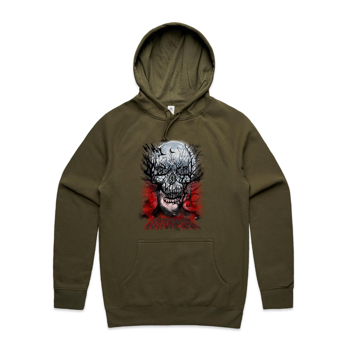 PIERCED SOUL - Mens Pocket Hoodie - FRONT PRINT