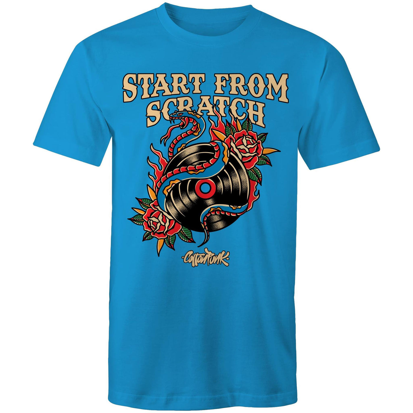 START FROM SCRATCH - Mens T-Shirt - FRONT PRINT