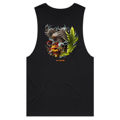 EAGLE - Mens Sleeveless T-Shirt - BACK PRINT