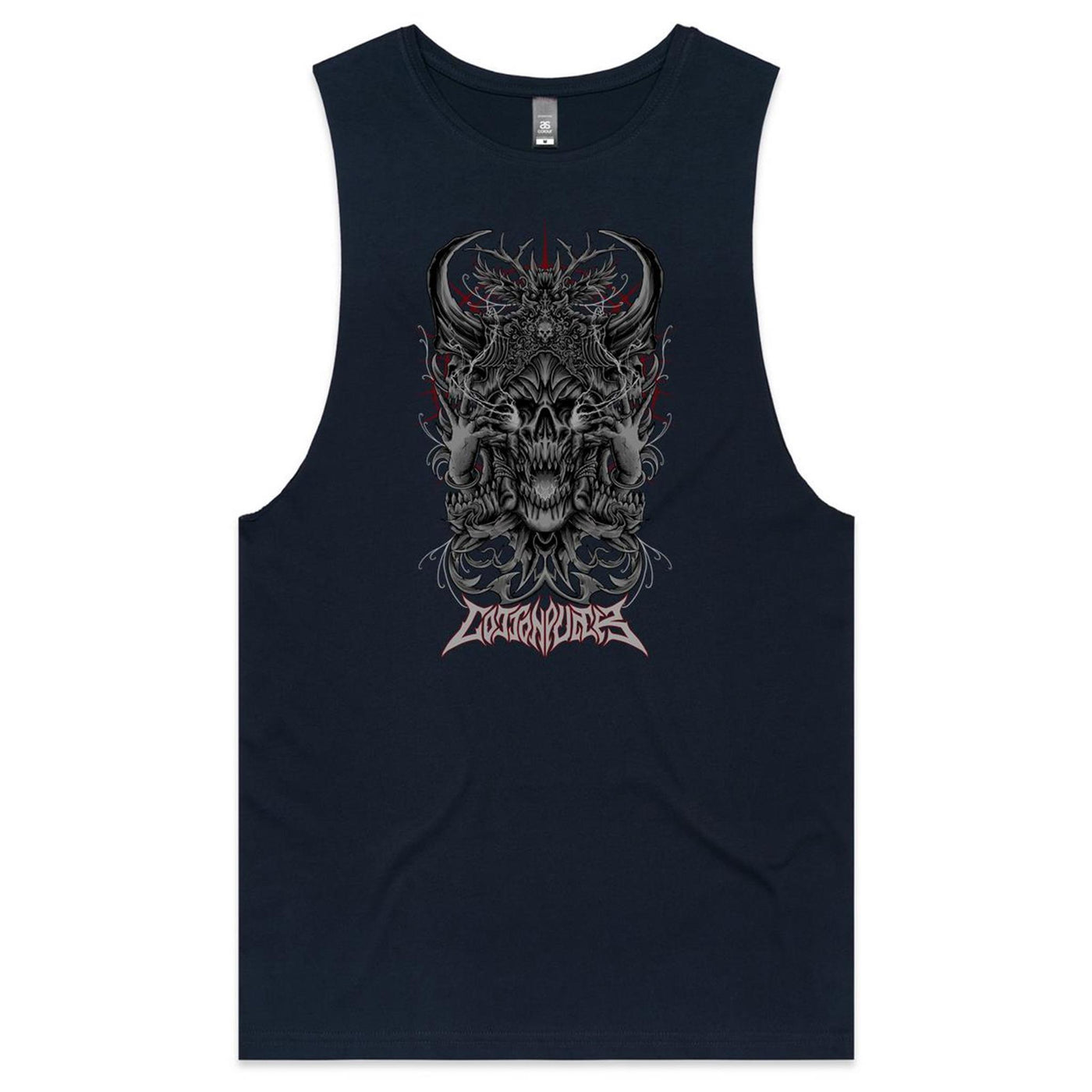 BLACK MAGIC - Mens Sleeveless T-Shirt - FRONT PRINT