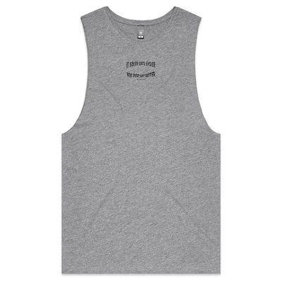 GET ON MY LVL - Mens Sleeveless T-Shirt - BACK PRINT