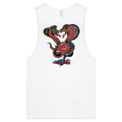 ROMANCE AIN'T DEAD - Mens Sleeveless T-Shirt - BACK PRINT