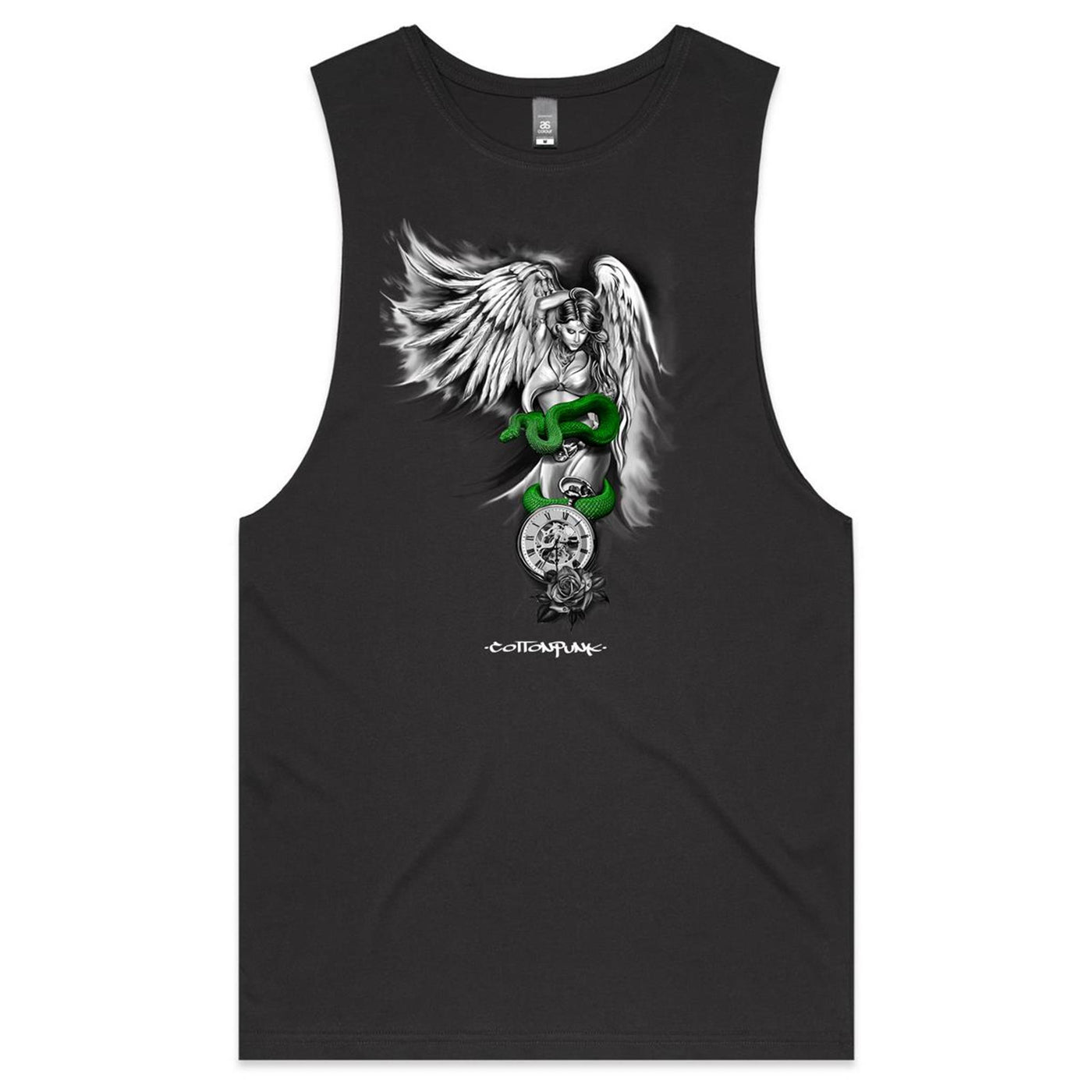 SINFUL BEAUTY - Mens Sleeveless T-Shirt - FRONT PRINT