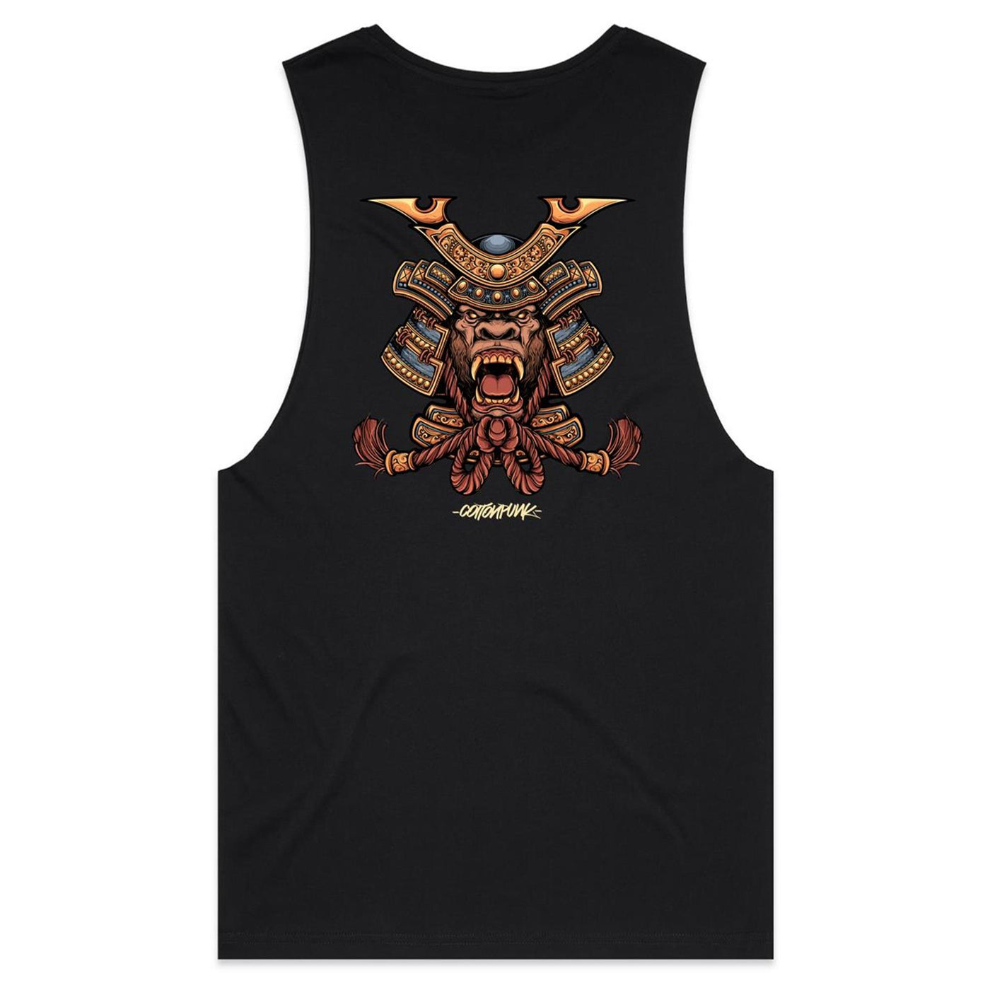 SPIRIT MONKEY - Mens Sleeveless T-Shirt - BACK PRINT