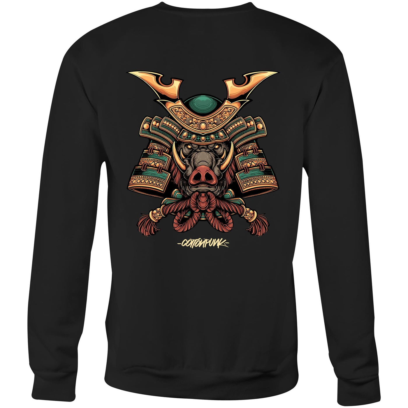 SPIRIT BOAR - Mens Sweatshirt - BACK PRINT