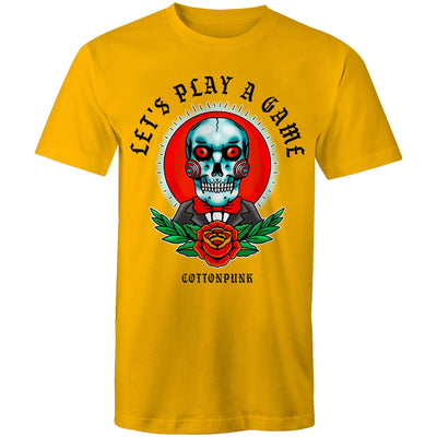 LET'S PLAY A GAME - Mens T-Shirt - FRONT PRINT