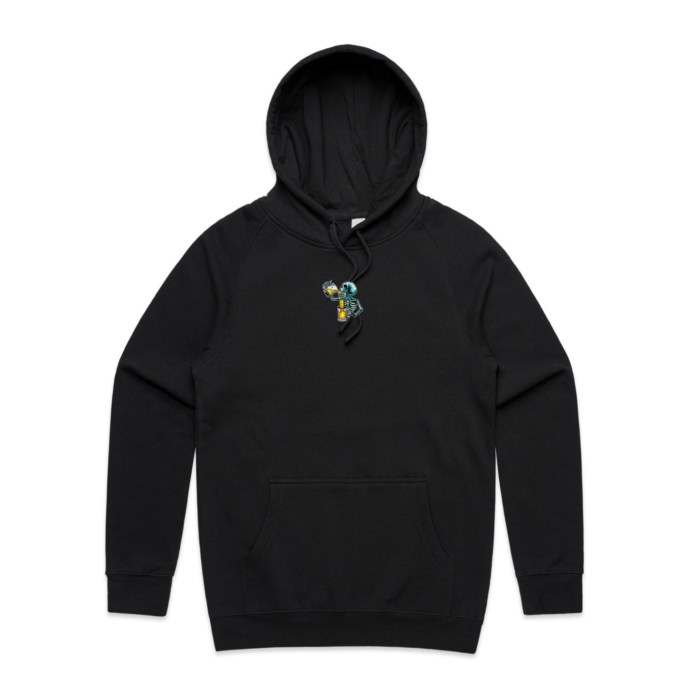 IS IT STILL HAPPY HOUR? - Mens Pocket Hoodie - BACK PRINT