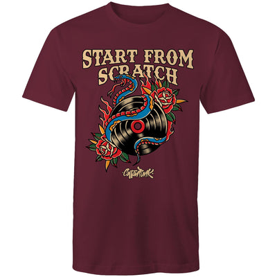 START FROM SCRATCH - Mens T-Shirt - FRONT PRINT