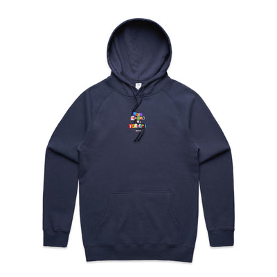 NEED MONEY 4 FERRARI - Mens Pocket Hoodie - BACK PRINT