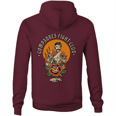 COMPADRES - Mens Pocket Hoodie - BACK PRINT