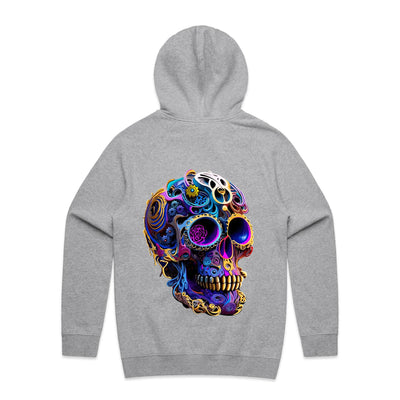 GEARS OF TIME - Mens Pocket Hoodie - BACK PRINT