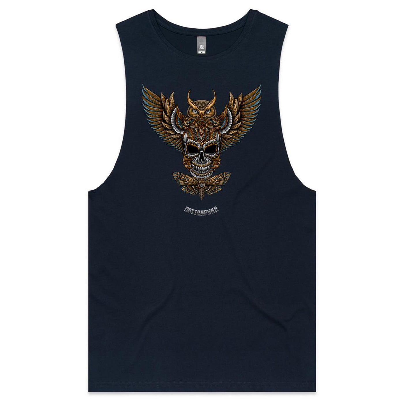 NIGHT HUNT - Mens Sleeveless T-Shirt - FRONT PRINT