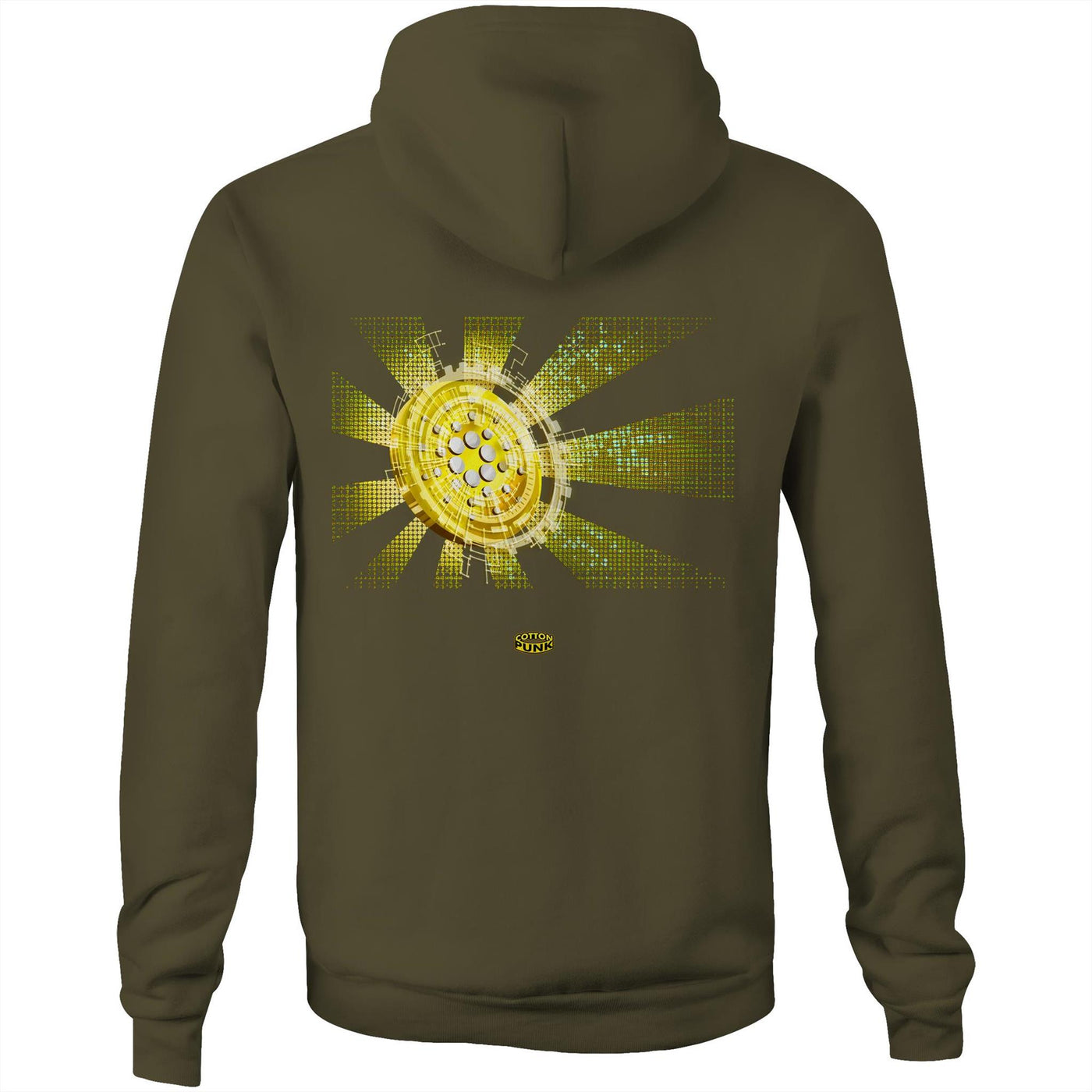 CARDANO II - Mens Pocket Hoodie - BACK PRINT