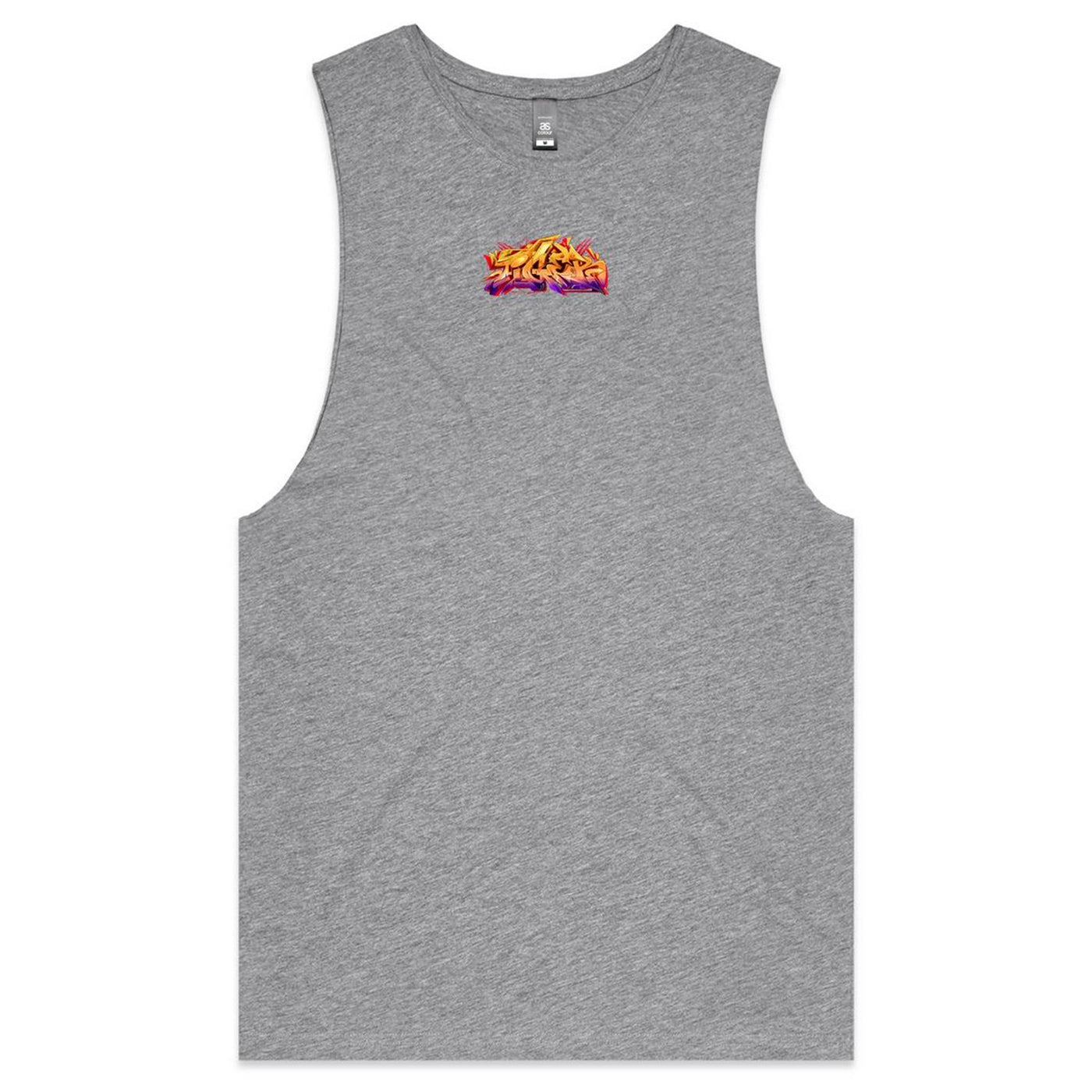 TIGER - Mens Sleeveless T-Shirt - BACK PRINT