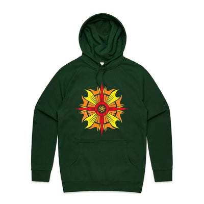 SUNDANCE II - Mens Pocket Hoodie - FRONT PRINT