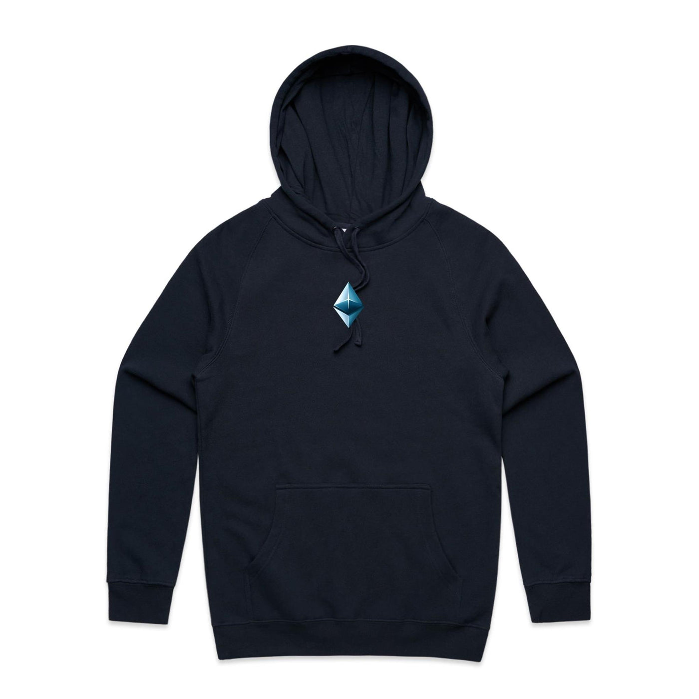 ETHEREUM - Mens Pocket Hoodie - BACK PRINT