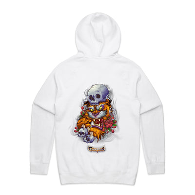 TIGER - Mens Pocket Hoodie - BACK PRINT