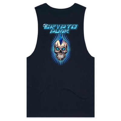 CRYPTO PUNK - Mens Sleeveless T-Shirt - BACK PRINT