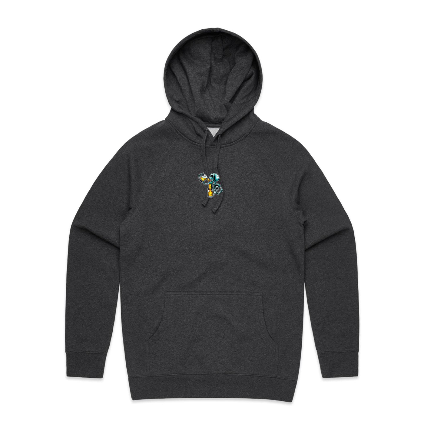 IS IT STILL HAPPY HOUR? - Mens Pocket Hoodie - BACK PRINT