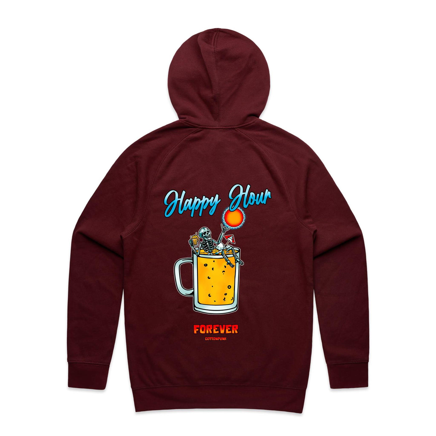 IS IT STILL HAPPY HOUR? - Mens Pocket Hoodie - BACK PRINT