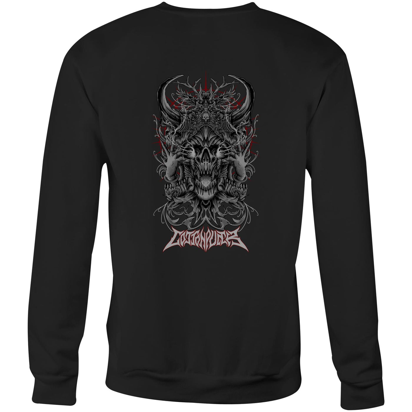 BLACK MAGIC - Mens Sweatshirt - BACK PRINT