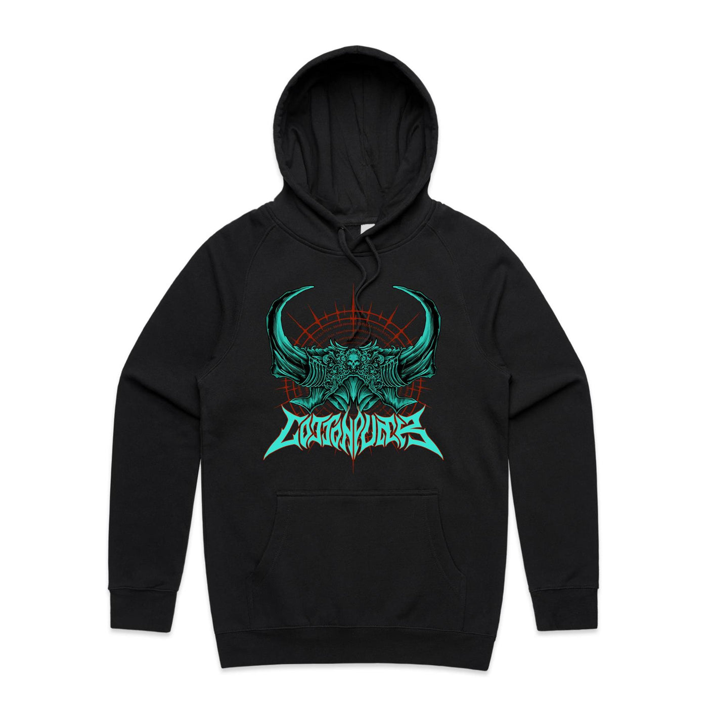 BLACK SPELL III - Mens Pocket Hoodie - FRONT PRINT