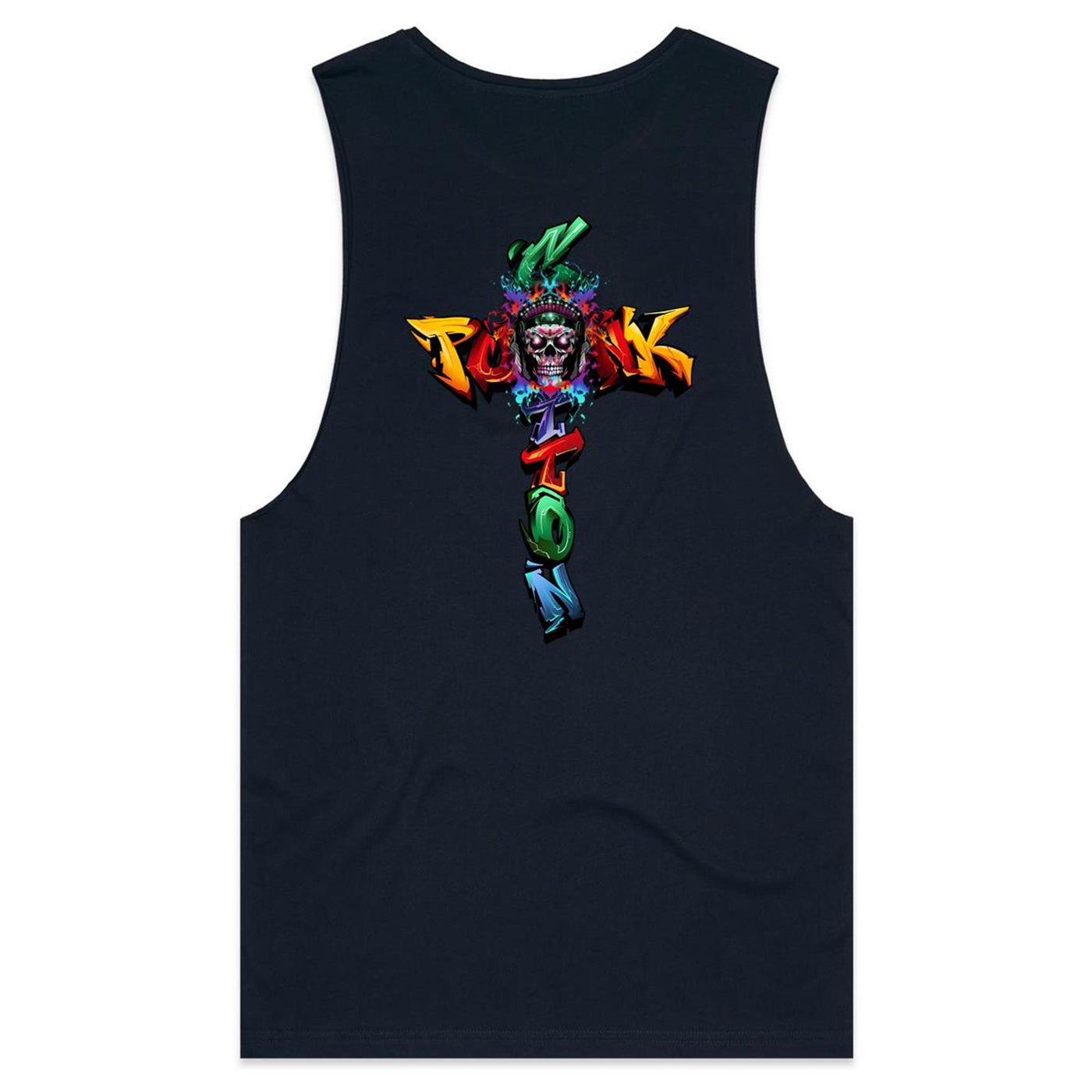 COTTONPUNK X SPLASH - Mens Sleeveless T-Shirt - BACK PRINT