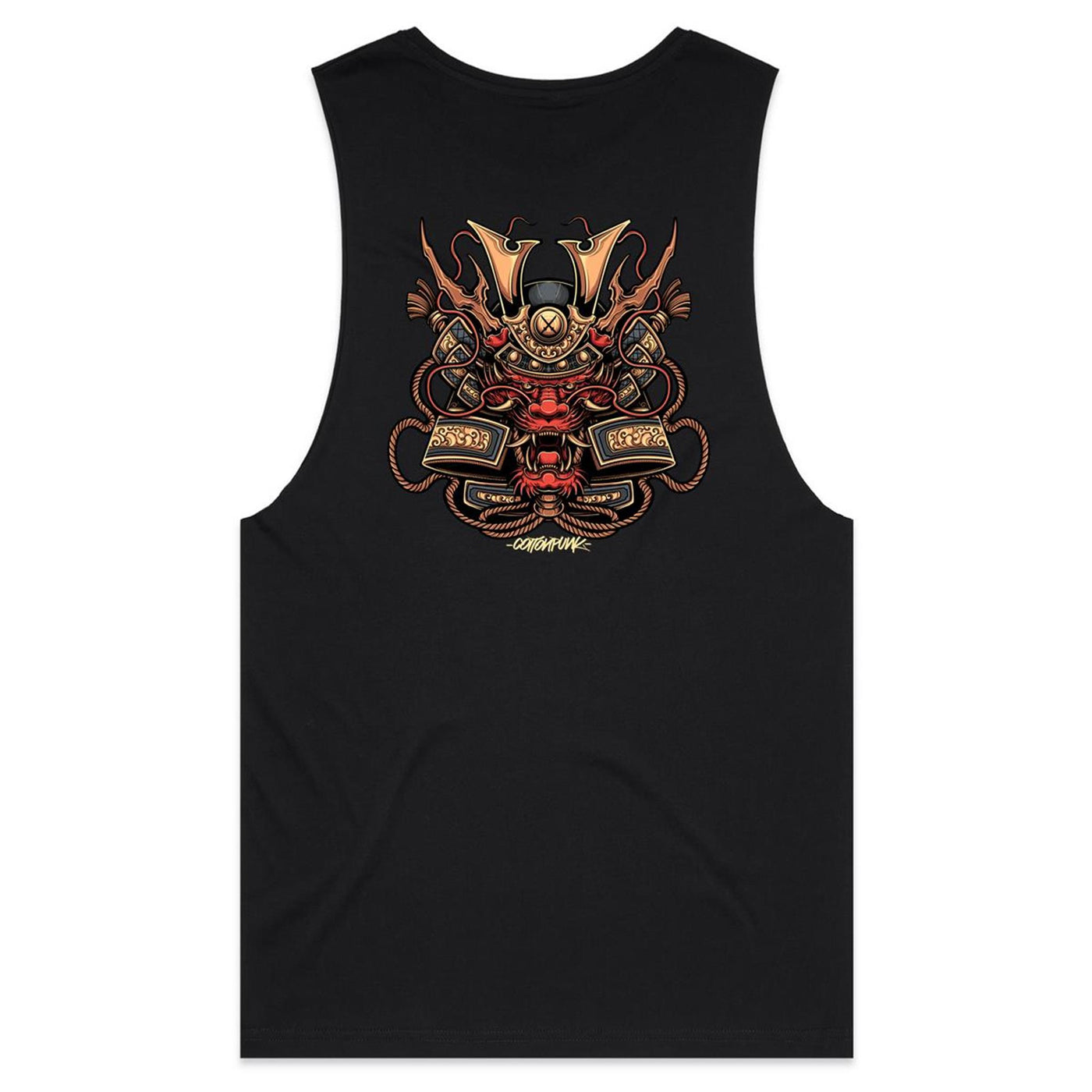 SPIRIT DRAGON - Mens Sleeveless T-Shirt - BACK PRINT