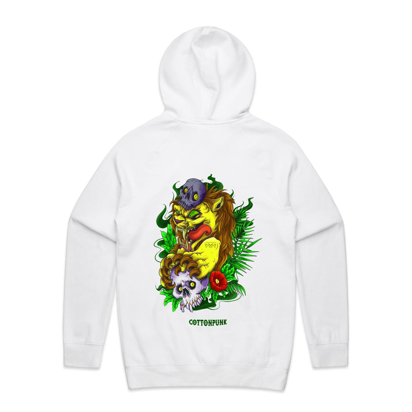 LION - Mens Pocket Hoodie - BACK PRINT