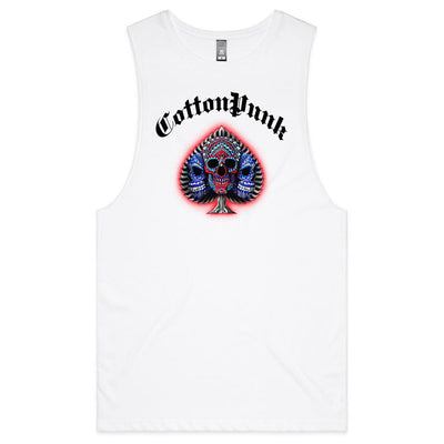 SUPPORT YOUR DEALER III - Mens Sleeveless T-Shirt - FRONT PRINT