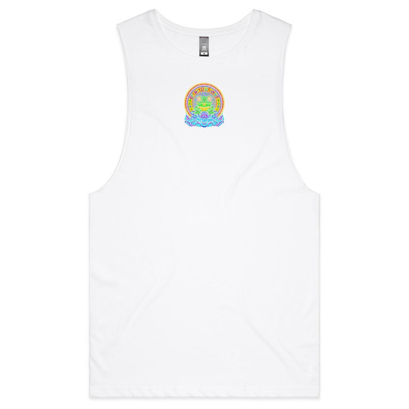 DOWN THE HOLE - Mens Sleeveless T-Shirt - BACK PRINT