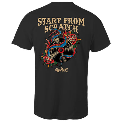 START FROM SCRATCH - Mens T-Shirt - BACK PRINT