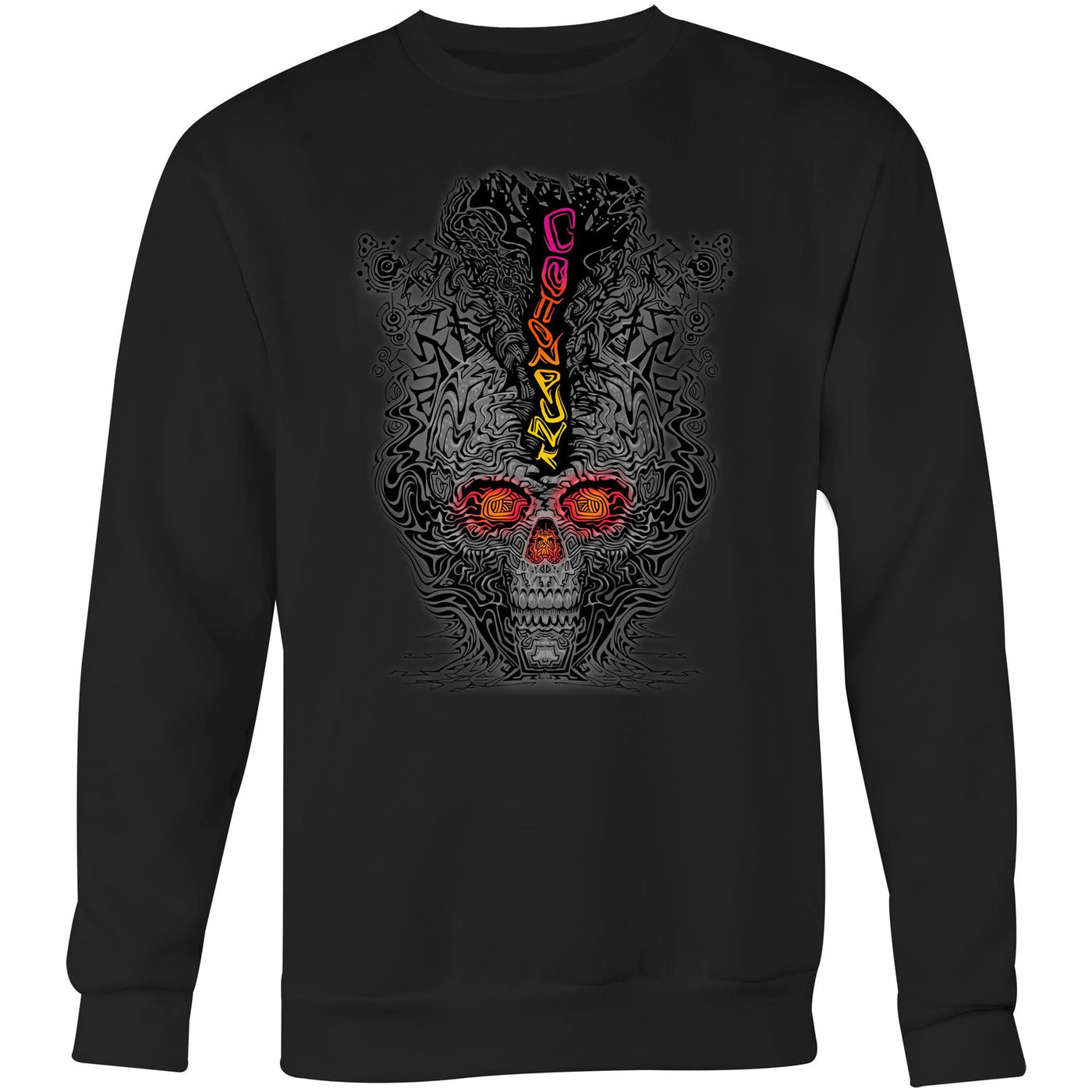 FRAGMENTED DETOX - Mens Sweatshirt - FRONT PRINT